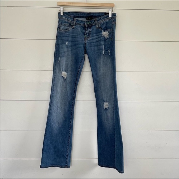 Genetic Denim The Riley bootcut distressed jeans size 26 - Picture 3 of 13